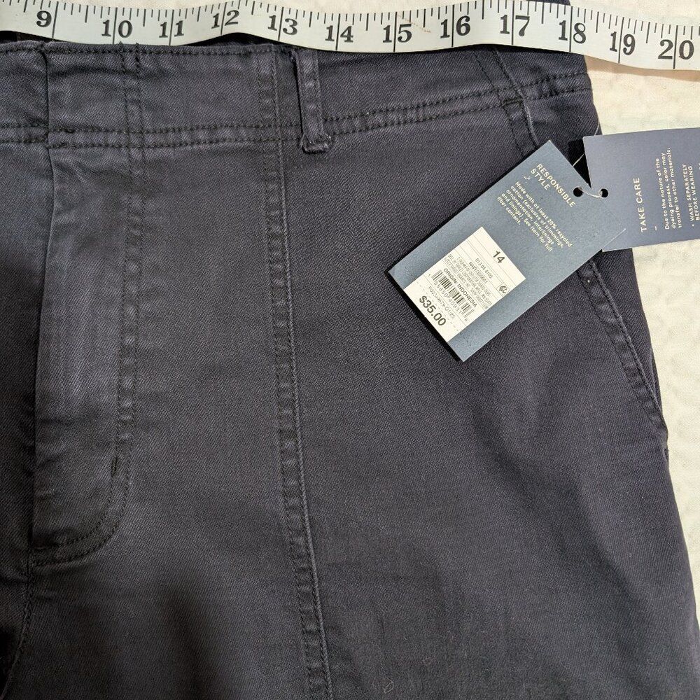 Women's Universal Thread High Rise Pants Navy Blue Size 14 - Picture 8 of 8
